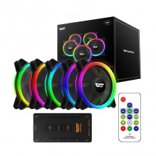 Computer Fan Set ARGB Darkflash DR12 Pro 5in1 120x120 (black)