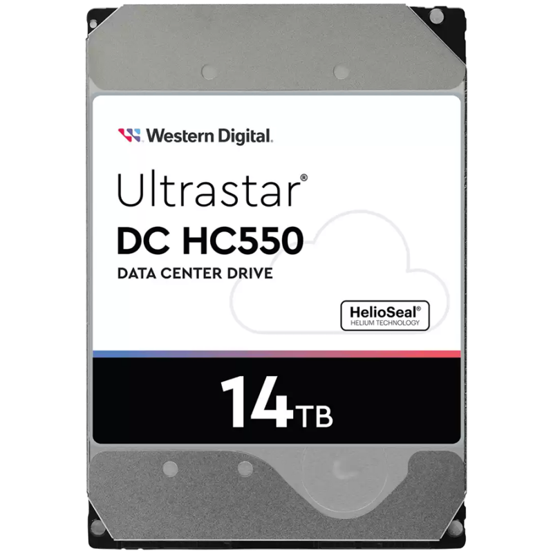 HDD serveris WD/ HGST Ultrastar 14TB DC HC550, 3,5 colių, 512MB, 7200 RPM, SATA, 512E SE, SKU: 0F38581