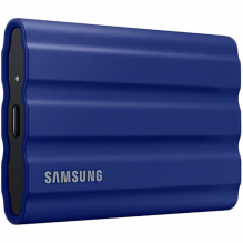 SAMSUNG T7 Shield Ext SSD 2000 GB USB-C mėlynas 1050/ 1000 MB/ s 3 m., su USB tipo C-C ir Type C-to-A laidais, Tvirta sa