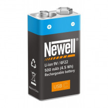 Baterija Newell 9V USB-C 500 mAh