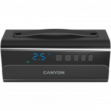 CANYON car inflator CAI-201CB LED 100PSI 200W Black