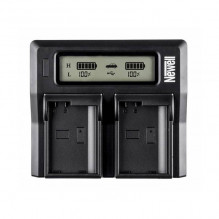 Dual channel charger Newell DC-LCD for NP-FZ100 battery