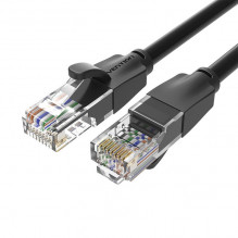 UTP CAT6 Vention IBEBN RJ45 Ethernet tinklo kabelis 1000Mbps 15m juodas