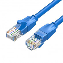 Tinklo kabelis UTP CAT6 Vention IBELI RJ45 Ethernet 1000Mbps 3m mėlynas