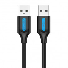 USB 2.0 laidas Ventiliacija COJBD 2A 0,5 m Juodas PVC