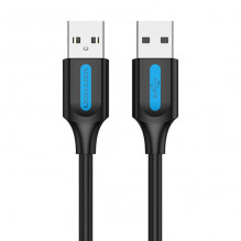 USB 2.0 laidas Ventiliacija COJBG 2A 1,5 m juodas PVC