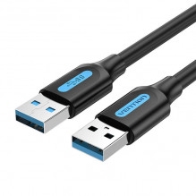 USB 3.0 kabelis Vėdinimas CONBI 2A 3m juodas PVC