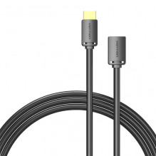 HDMI 2.0 kištukinis HDMI 2.0 lizdas kabelio ventiliacija AHCBG 1,5 m, 4K 60 Hz, (juodas)