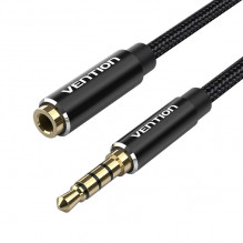 Cable Audio TRRS 3.5mm Male to 3.5mm Female Vention BHCBH 2m Black