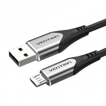 Cable USB 2.0 A to Micro USB Vention COAHD 3A 0,5m gray