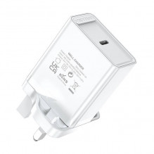 USB-C sieninio įkroviklio ventiliacija FADW0-UK 20W UK balta