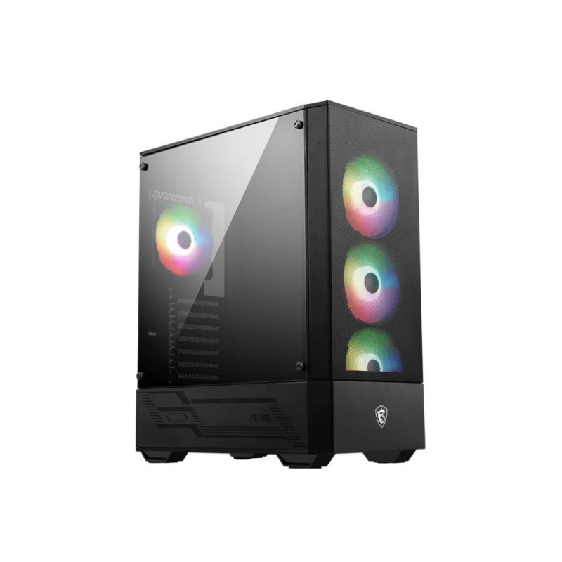 Case, MSI, MAG FORGE 112R, MidiTower, Not included, ATX, MicroATX, MiniITX, Colour Black, MAGFORGE112R
