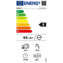 60cm pločio pilnai įmontuojama indaplovė Indesit D2I HD524 A