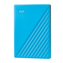 External HDD, WESTERN DIGITAL, My Passport, 2TB, USB 2.0, USB 3.0, USB 3.2, Colour Blue, WDBYVG0020BBL-WESN