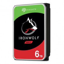 HDD, SEAGATE, IronWolf, 6TB, SATA 3.0, 256 MB, 5400 rpm, Discs / Heads 4 / 8, 3,5&quot;, ST6000VN001