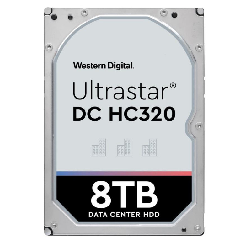 HDD, WESTERN DIGITAL ULTRASTAR, Ultrastar DC HC320, HUS728T8TALE6L4, 8TB, SATA 3.0, 256 MB, 7200 rpm, 3,5&quot;, 0B36404