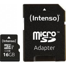 MEMORY MICRO SDHC 16GB UHS-I / W / ADAPTER 3423470 INTENSO