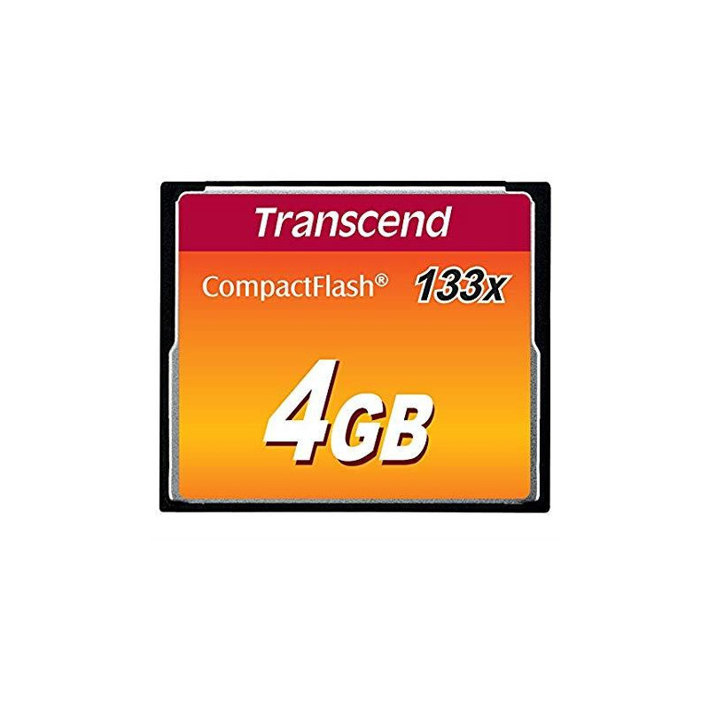 MEMORY COMPACT FLASH 4GB / SLC TS4GCF133 TRANSCEND