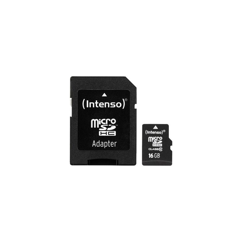 MEMORY MICRO SDHC 16GB C10 / W / ADAPTER 3413470 INTENSO