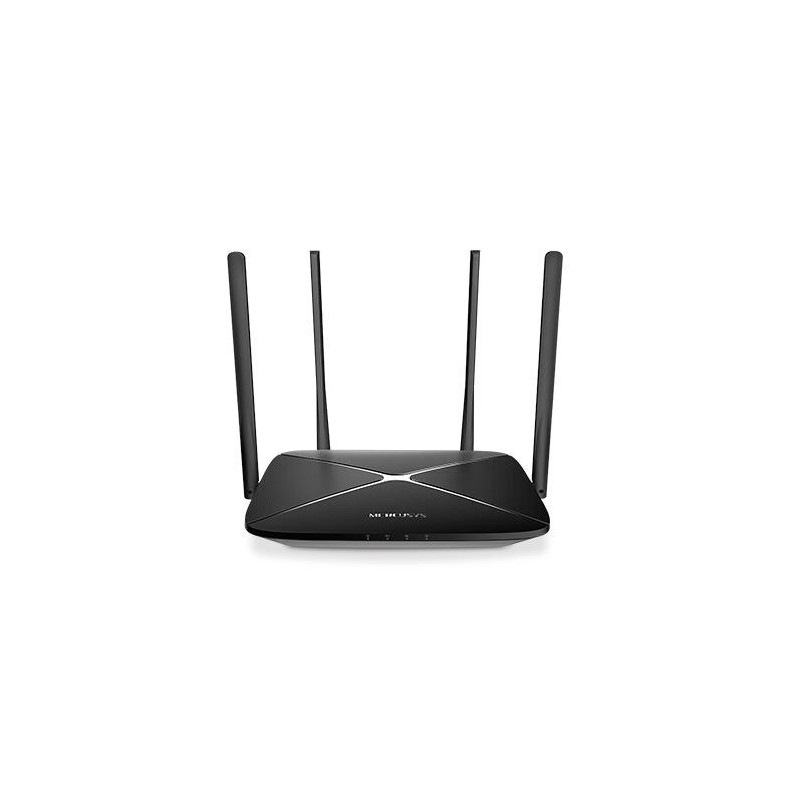 Wireless Router, MERCUSYS, Wireless Router, 1167 Mbps, IEEE 802.11ac, 1 WAN, 3x10 / 100 / 1000M, Number of antennas 4, A