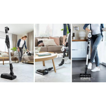 Vacuum Cleaner, BOSCH, Unlimited 7, Handheld / Bagless, 18, Capacity 0.3 l, Noise 82 dB, Black / White, Weight 3.8 kg, B