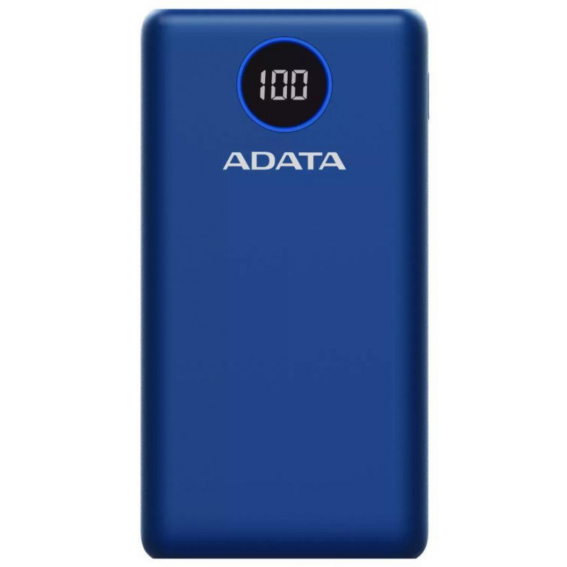 POWER BANK USB 20000MAH BLUE / AP20000QCD-DGT-CDB ADATA