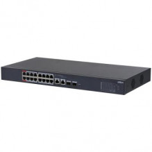 Switch, DAHUA, CS4218-16ET-240, Type L2, Desktop / pedestal, 16x10Base-T / 100Base-TX, PoE ports 16, DH-CS4218-16ET-240