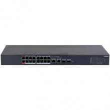 Switch, DAHUA, CS4218-16ET-240, Type L2, Desktop / pedestal, 16x10Base-T / 100Base-TX, PoE ports 16, DH-CS4218-16ET-240
