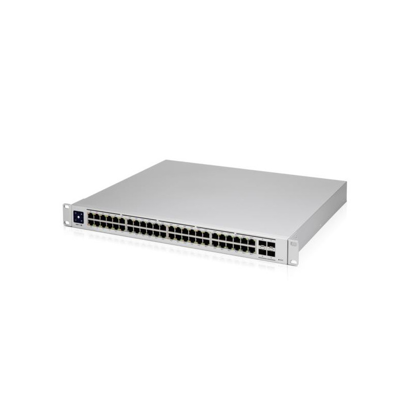 Switch, UBIQUITI, USW-48-POE, Type L2, Rack, 48x10Base-T / 100Base-TX / 1000Base-T, 4xSFP, PoE ports 32, 195 Watts, USW-