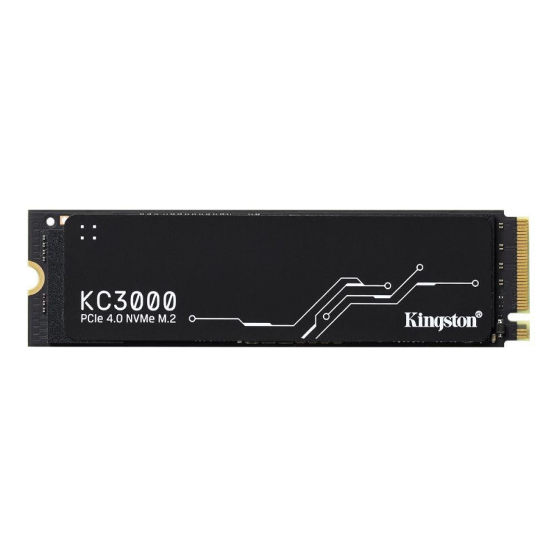 SSD, KINGSTON, KC3000, 4TB, M.2, PCIE, NVMe, 3D TLC, Write speed 7000 MBytes / sec, Read speed 7000 MBytes / sec, 3.5mm,