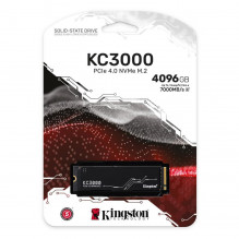 SSD, KINGSTON, KC3000, 4TB, M.2, PCIE, NVMe, 3D TLC, Write speed 7000 MBytes / sec, Read speed 7000 MBytes / sec, 3.5mm,