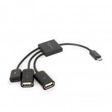 CABLE USB OTG 2AF +MICRO BF TO / MICRO BM UHB-OTG-02 GEMBIRD