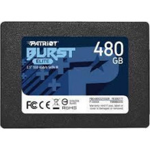 SSD, PATRIOT, Burst Elite, 480GB, SATA 3.0, 3D NAND, Write speed 320 MBytes / sec, Read speed 450 MBytes / sec, 2,5&quot