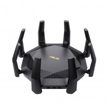 Wireless Router, ASUS, 6000 Mbps, Mesh, Wi-Fi 6, USB 3.1, 9x10 / 100 / 1000M, 1x10GbE, 1xSPF+, Number of antennas 8, RT-