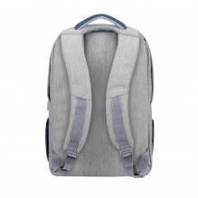 NB BACKPACK ANTI-THEFT 17.3&quot; / 7567 GREY / DARK BLUE RIVACASE