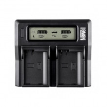 Dual channel battery charger Newell DC-LCD for EN-EL15 batteries