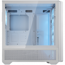 COUGAR | MX600 White | PC Case | Mid Tower / Mesh Front Panel / 3 x 140mm + 1 x 120mm Fans / Transparent Left Panel