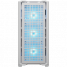 COUGAR | MX600 White | PC Case | Mid Tower / Mesh Front Panel / 3 x 140mm + 1 x 120mm Fans / Transparent Left Panel