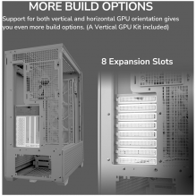 COUGAR | MX600 White | PC Case | Mid Tower / Mesh Front Panel / 3 x 140mm + 1 x 120mm Fans / Transparent Left Panel