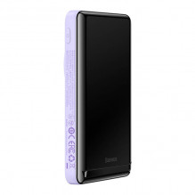 Powerbank Baseus Magnetic 10000mAh, USB-C 20W, MagSafe (violetinė)