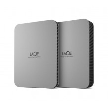 External HDD, LACIE, Mobile Drive Secure, STLR5000400, 5TB, USB-C, USB 3.2, Colour Space Gray, STLR5000400