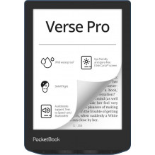 E-Reader, POCKETBOOK, Verse Pro, 6&quot;, 1072x1448, 1xUSB-C, Wireless LAN, Bluetooth, Azure, PB634-A-WW