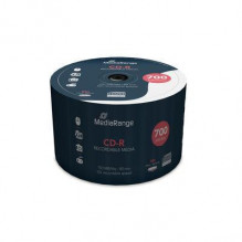 CD-R MEDIA 700MB 52X 50-PACK / MR207 MEDIARANGE