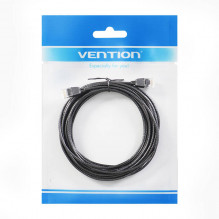 Tinklo kabelis UTP CAT6A Vention IBIBG RJ45 Ethernet 10Gbps 1,5m Black Slim Type