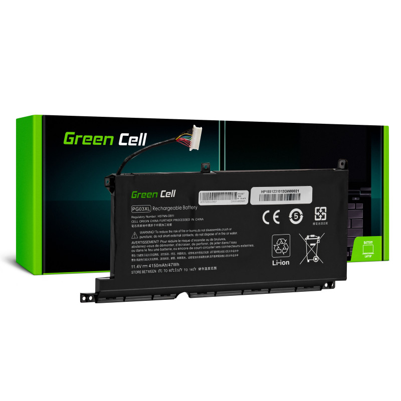 Green Cell PG03XL Battery L48495-005 for HP Pavilion 15-EC 15-EC0017NW 15-EC1087NW 15-EC2504NW 15-DK 15-DK2315NW 16-A 16