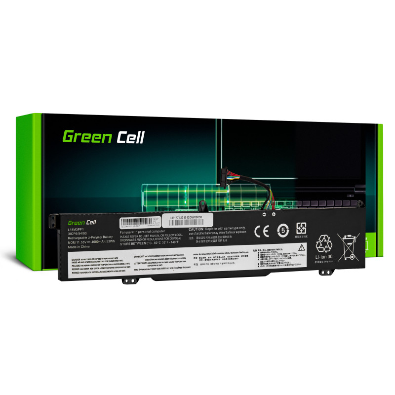 Žalios spalvos elementas L18C3PF1 L18M3PF1, skirtas Lenovo Ideapad L340-15IRH L340-17IRH