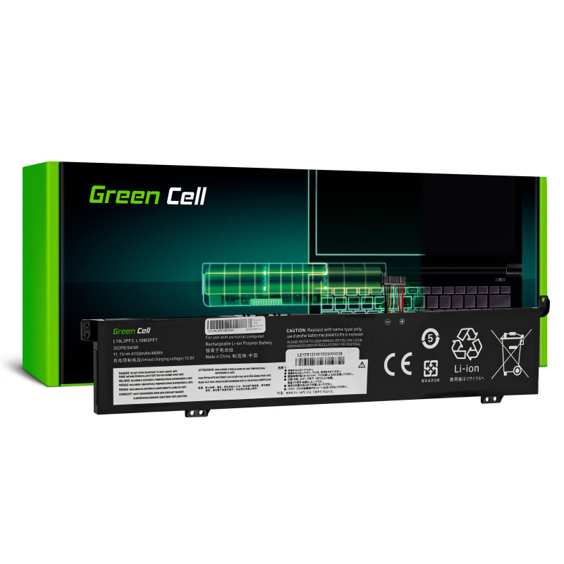 Green Cell L19M3PF7 baterija, skirta Lenovo IdeaPad Gaming 3-15ARH05 3-15IMH05 Creator 5-15IMH05 ThinkBook 15p IMH 15p G