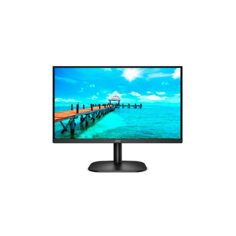 LCD Monitor, AOC, 24B2XD, 23.8&quot;, Panel IPS, 1920x1080, 16:9, 75Hz, Matte, 4 ms, Tilt, Colour Black, 24B2XD