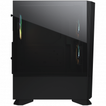 COUGAR | MX430 Mesh RGB Black | PC Case | Mid Tower / Mesh Front Panel / 3 x ARGB Fans / 4mm TG Left Panel