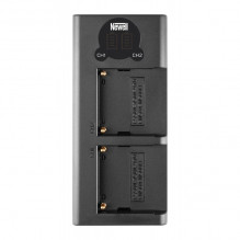 Dual Channel Charger and NP-F770 Battery Newell DL-USB-C for Sony